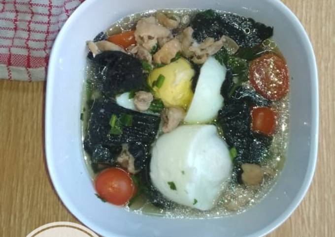 Sop Telur Nori