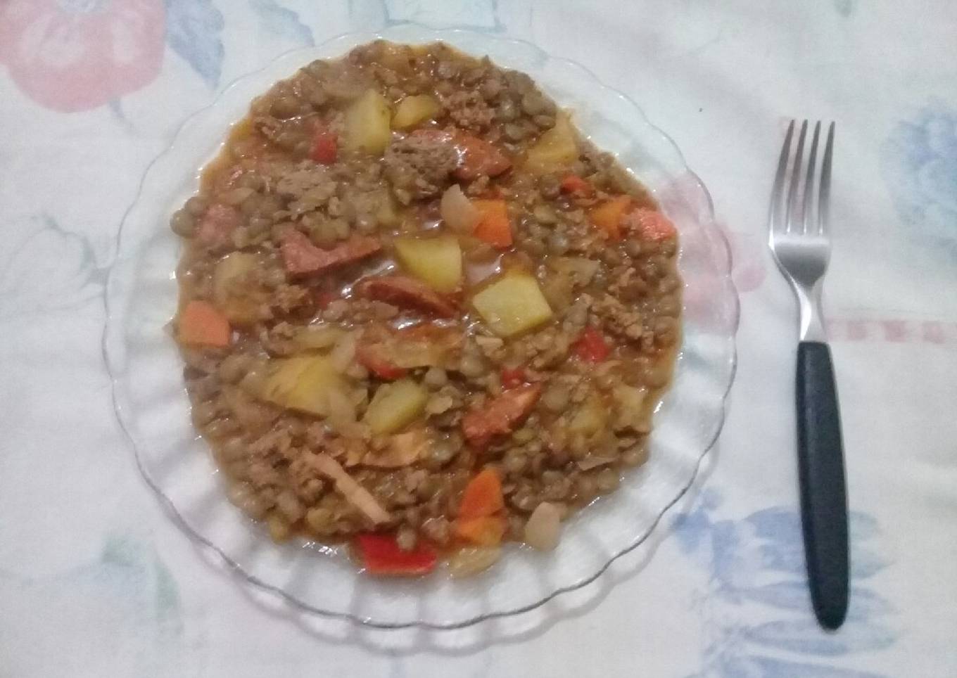 Guiso de lentejas 💖