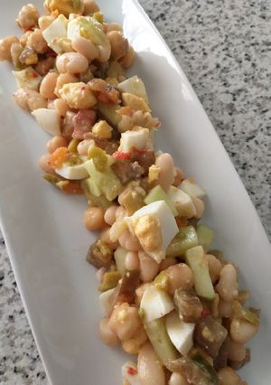Una foto de Ensalada de legumbres