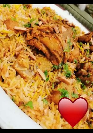صورة لوصفة برياني دجاج على طريقتي