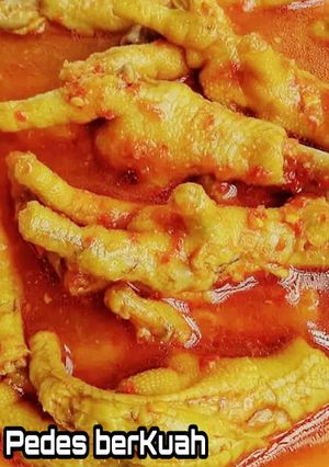 Foto resep Ceker Pedas Kuah