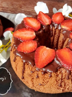 Foto resep Moist Chocolate Chiffon Cake Mini