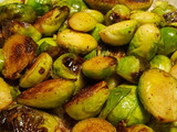 Repollo de Bruselas salteados
