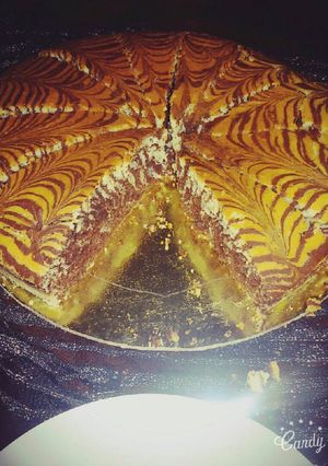 صورة لوصفة كيكة الزيبراا 🍰🍰🍰