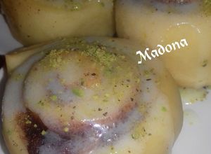 صورة لوصفة السينابون بالصوص الابيض