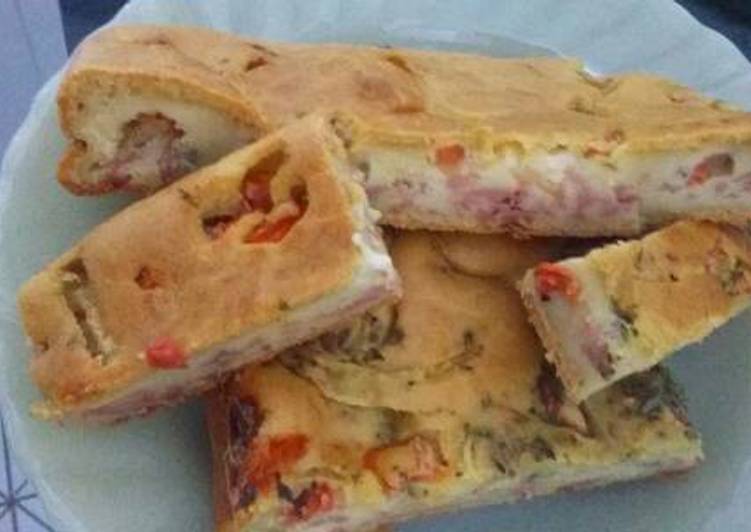 Torta de frios de liquidificador ♡