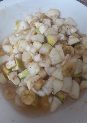 A picture of Tangy Mixed Fruit Chaat 😋.