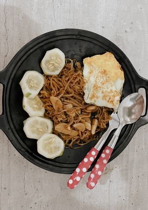 Foto resep Mie shirataki goreng (mie diet)