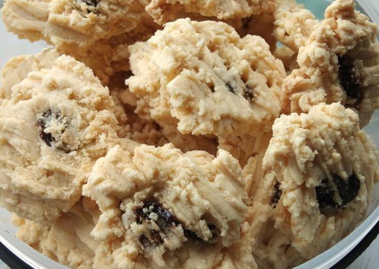 Rahasia Membuat Raisin Cookies Mocaf, Lezat