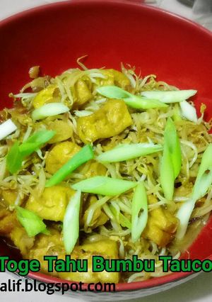 Foto resep Tumis Toge Tahu Bumbu Tauco