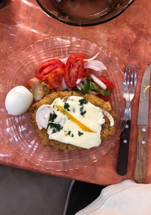 Una foto de Milanesas de panko a la suiza