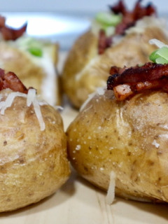 Una foto de Patatas rellenas al horno