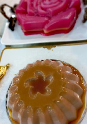 عکسی از دستور کرم کارامل شکلاتی