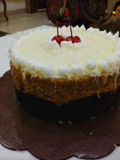 Foto resep Chocolate Coffee Coconut Milk Cake