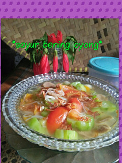 Foto resep *sayur bening oyong*