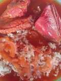 Pollo en achiote