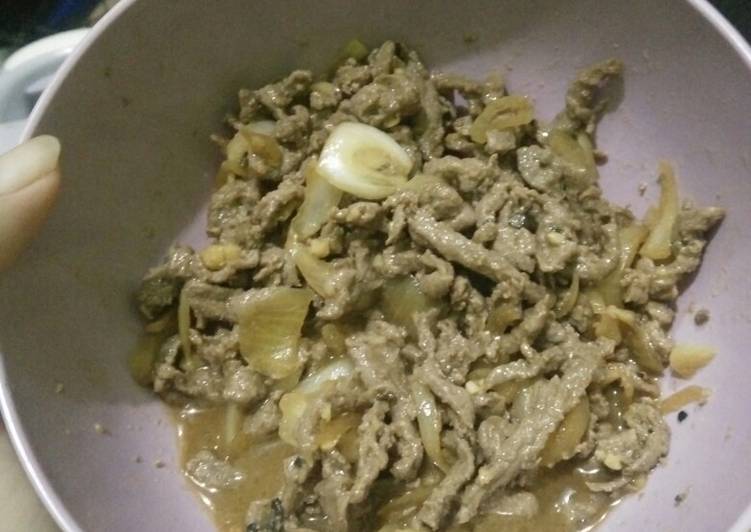 Beef teriyaki simple dan murah