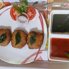 A picture of Chatpata tried batter (vada).
