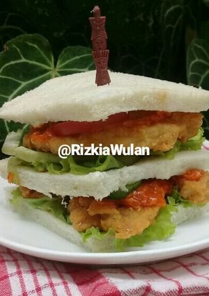 Foto resep Sandwich Ayam Keju