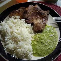 Una foto de Chuletas de puerco 🐷 fritas