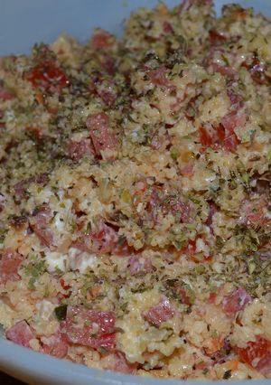 Una foto de Ensalada de cus cus