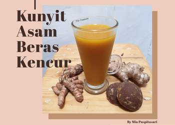 Cara Memasak Cepat Kunyit Asam + Beras Kencur Yummy Mantul