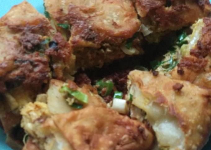 Resep Martabak telor teflon. Praktis &amp; ekonomis yang Bikin Ngiler