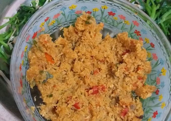 Cara Buat Bumbu urap-urap Praktis