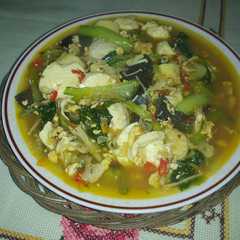 A picture of Tumis Pokcay Jamur Baso.