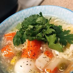 A picture of Vietnamese Crab Soup.