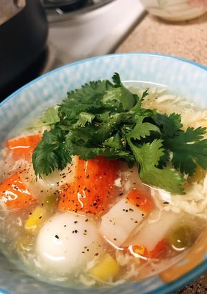A picture of Vietnamese Crab Soup.