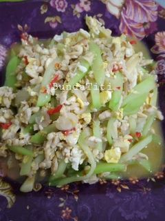 Foto resep 429.Tumis Labu Siam+Tempe+Telur