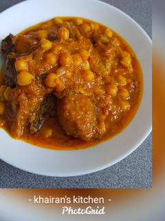 Chickpeas stew ainihin hoton girkin