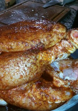 Una foto de Pollo laqueado