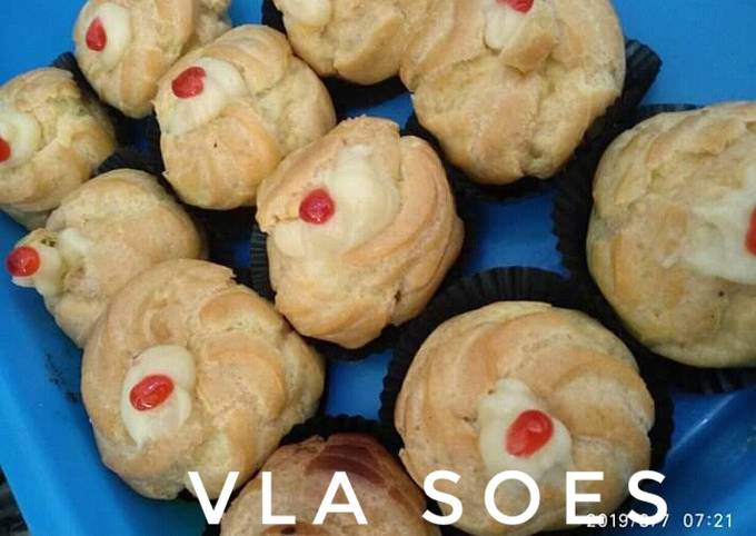 Recipe of Super Quick Homemade Milky Vla Soes (Cream Puffs Vanilla)