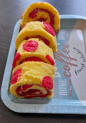 Pöttyös piskóta recept fotója