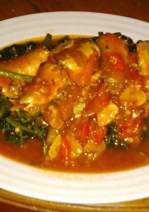 Foto resep Tumis kangkung + sarden