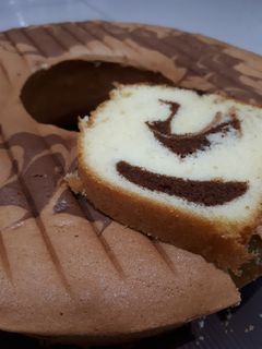Foto resep 40. Marmer Cake loyang 28