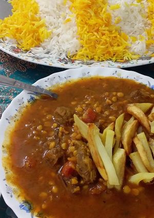 عکسی از دستور خورشت قیمه