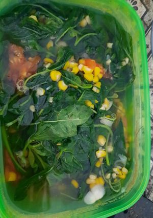 Foto resep Sayur bayam bening sederhana