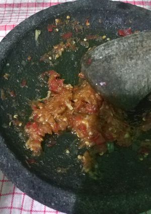 Foto resep Sambel bawang geprek