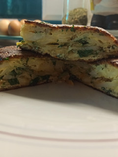 Una foto de Tortilla de papa a la española