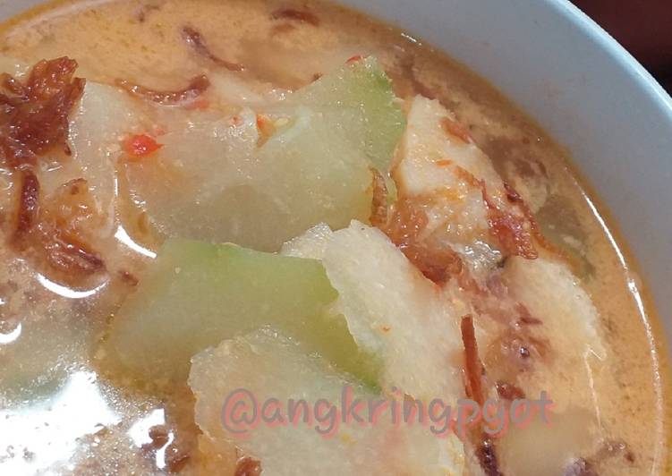 Bahan Lodeh rebung+labu siam | Cara Bikin Lodeh rebung+labu siam Yang Menggugah Selera