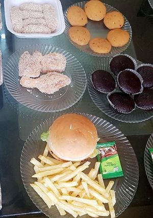 A picture of Chicken burger.