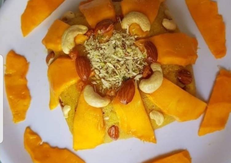 Recipe of Any-night-of-the-week Mango Dry fruits Halwa