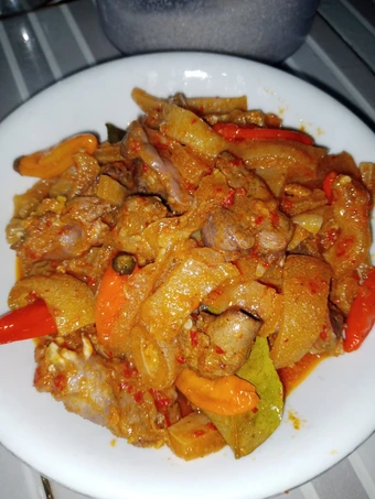 Cara Mudah Menyiapkan Resep  Sambel goreng krecek ati ampela yang Enak, Bikin Ketagihan