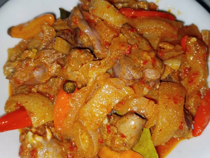 Cara Simple Menyiapkan Resep  Sambel goreng krecek ati ampela yang Lezat Sekali, Bikin Ketagihan