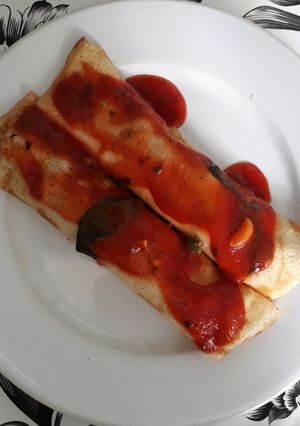 Una foto de Canelones de carne picada y zapallitos