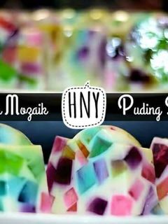 Foto resep Puding Susu Mozaik