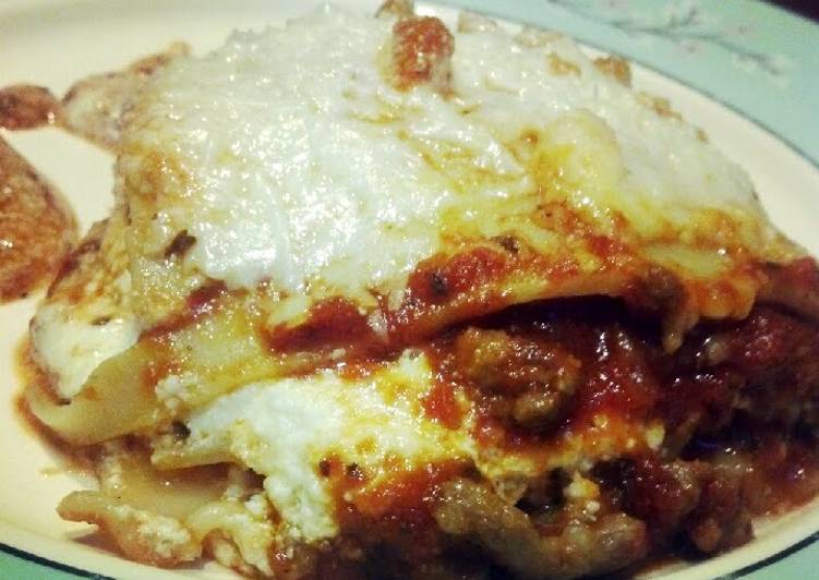 Recipe of Any-night-of-the-week Amber&#39;s Lasagna